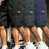 Men's Cotton Casual Cargo Shorts Pack of 3